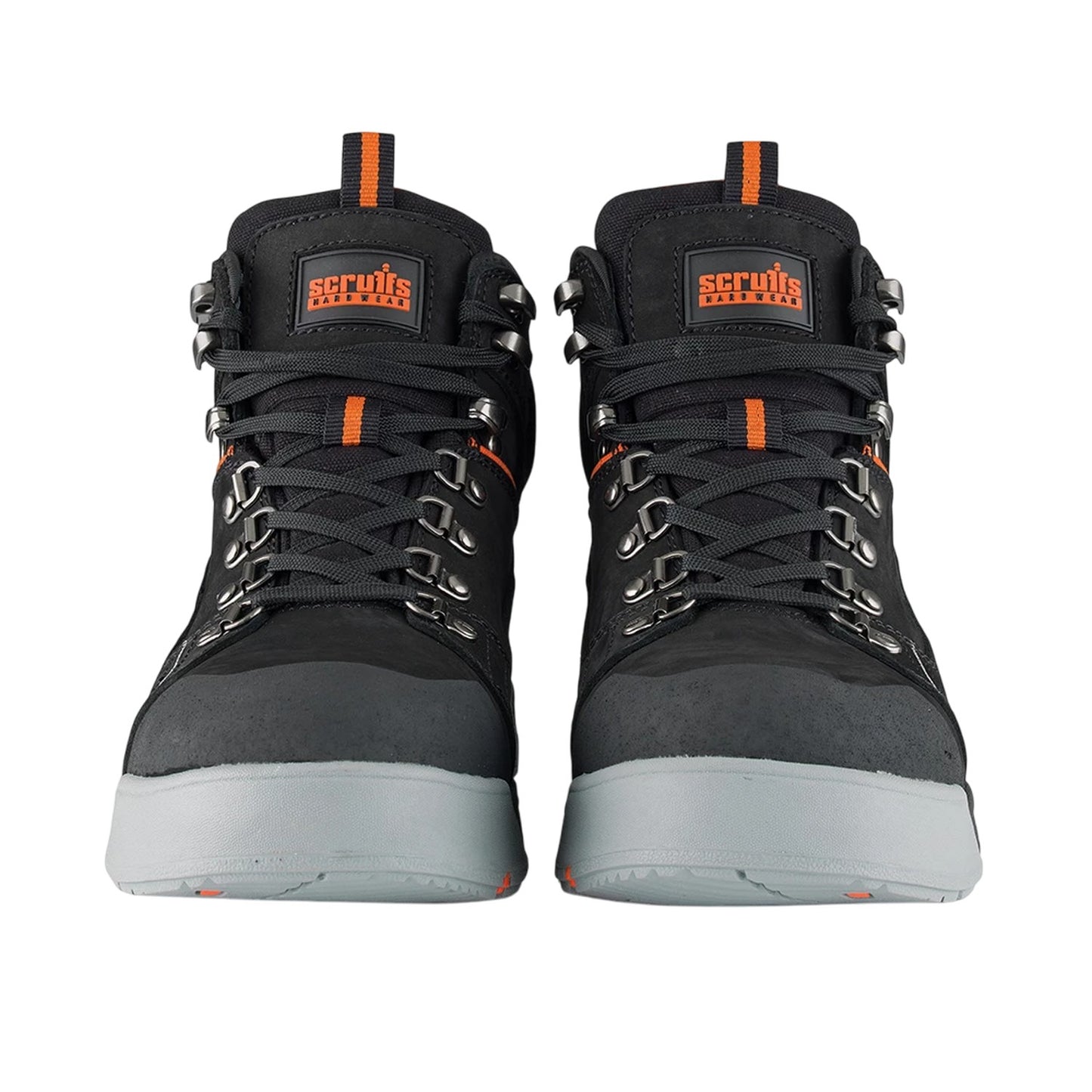 Black - Close up - Scruffs Mens Hydra Nubuck Safety Boots