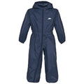 Navy Blue - Front - Trespass Kids Unisex Dripdrop Padded Waterproof Rain Suit
