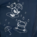 Navy Blue - Side - Trespass Baby Unisex Dripdrop Padded Waterproof Rain Suit