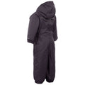 Dark Grey - Back - Trespass Baby Unisex Dripdrop Padded Waterproof Rain Suit