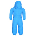 Cobalt - Back - Trespass Baby Unisex Dripdrop Padded Waterproof Rain Suit