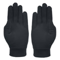 Black - Back - Trespass Adults Unisex Naoki Gloves