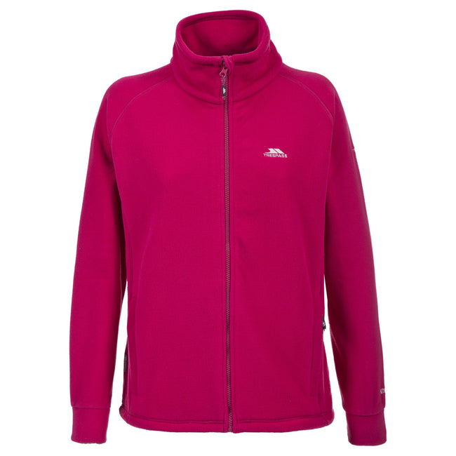 Cerise - Front - Trespass Womens-Ladies Clarice Full Zip Fleece Jacket
