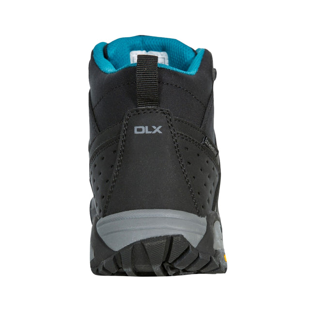 Black - Back - Trespass Womens-Ladies Nomad DLX Walking-Hiking Boots