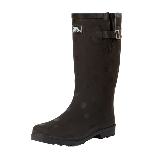 Black - Front - Trespass Womens-Ladies Elena Wellington Boots
