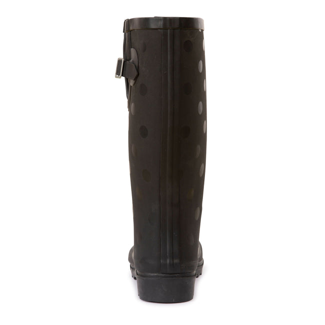Black - Back - Trespass Womens-Ladies Elena Wellington Boots