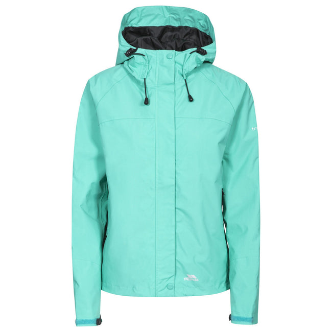 Lagoon - Front - Trespass Womens-Ladies Miyake Hooded Waterproof Jacket