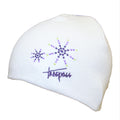 White - Front - Trespass Childrens Girls Sparkle Knitted Beanie Hat