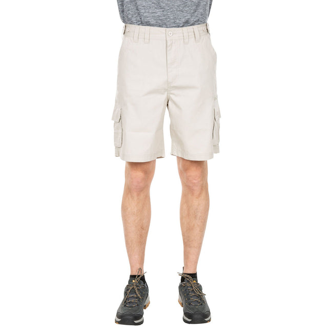 Mushroom - Back - Trespass Mens Gally Water Repellent Hiking Cargo Shorts