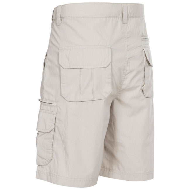 Mushroom - Lifestyle - Trespass Mens Gally Water Repellent Hiking Cargo Shorts