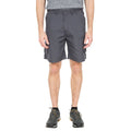 Graphite - Back - Trespass Mens Gally Water Repellent Hiking Cargo Shorts
