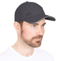 Black - Side - Trespass Mens Cosgrove Quick Dry Baseball Cap