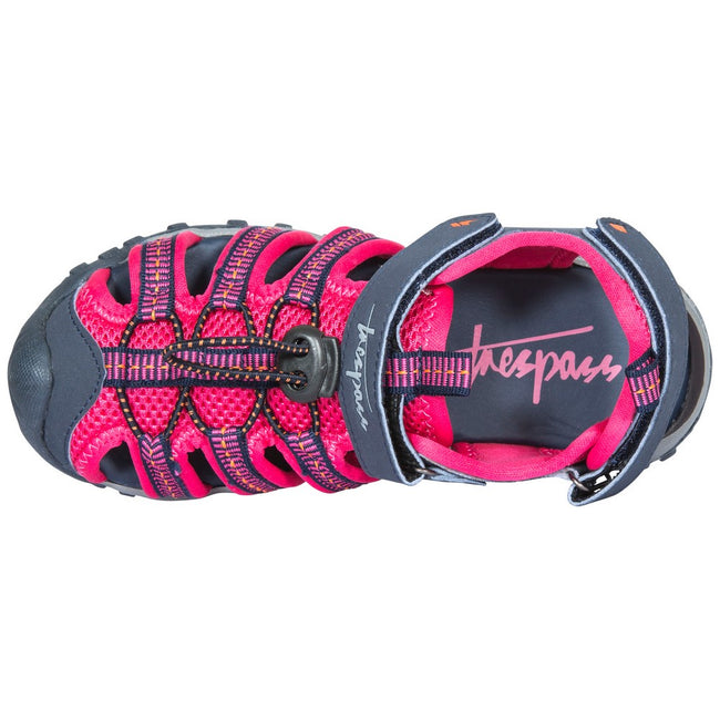 Heather Rose - Back - Trespass Childrens-Kids Nantucket Active Closed Toe Beach Sandals