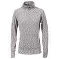 Cool Grey Marl - Front - Trespass Womens-Ladies Moxie Half Zip Fleece Top