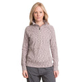 Cool Grey Marl - Side - Trespass Womens-Ladies Moxie Half Zip Fleece Top