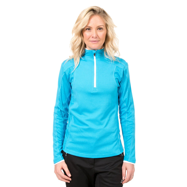 Bermuda - Side - Trespass Womens-Ladies Ollog Half Zip Active Sports Top