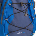 Navy-Electric Blue - Back - Trespass Albus 30 Litre Casual Rucksack-Backpack