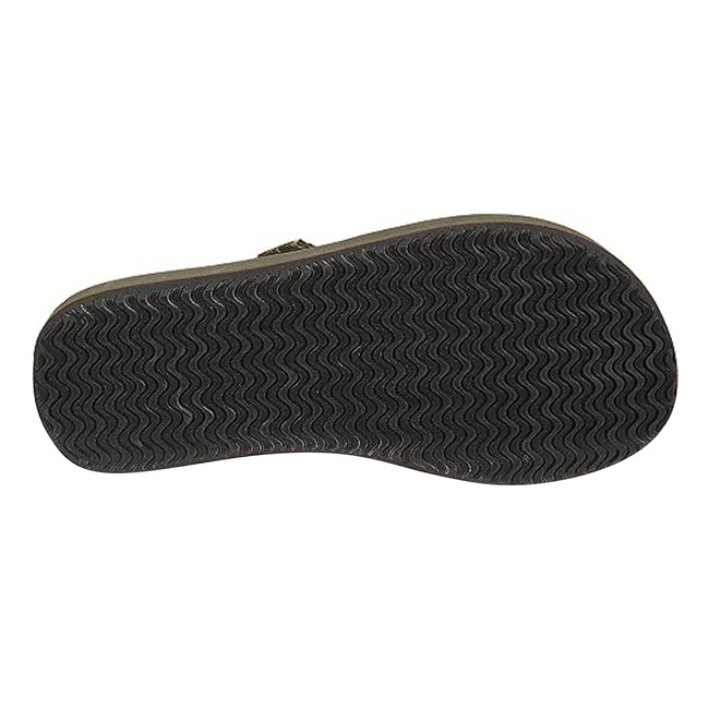 Khaki Camo - Side - Trespass Childrens-Kids Jettie Summer Flip Flops