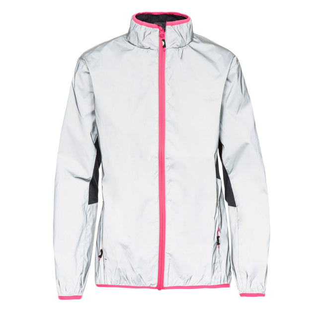 Silver Reflective - Side - Trespass Womens-Ladies Lumi Active Jacket