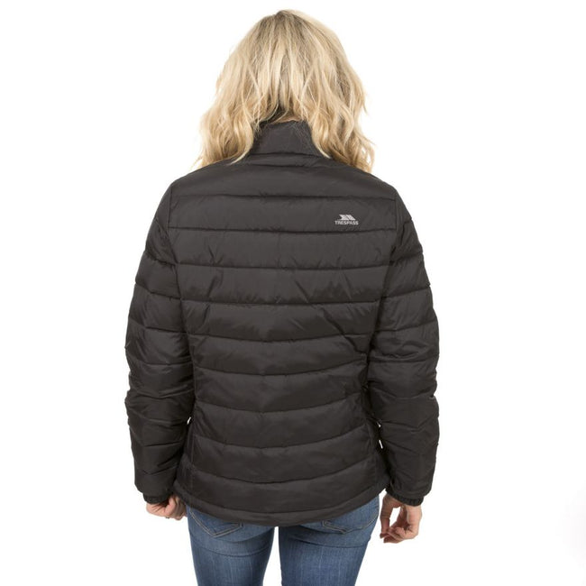 Black - Back - Trespass Womens-Ladies Letty Full Zip Up Down Jacket