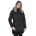 Black - Back - Trespass Womens-Ladies Clea Waterproof Parka