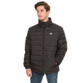 Black - Back - Trespass Mens Retreat Full Zip Up Down Jacket