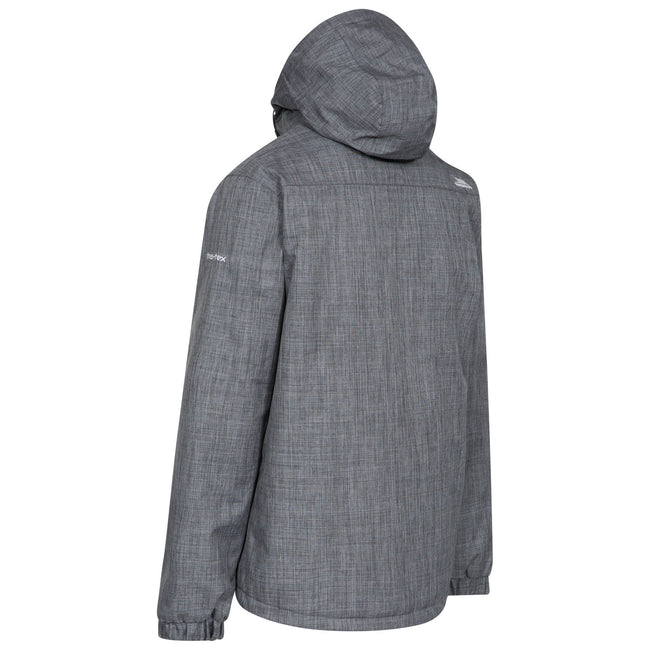 Dark Grey - Lifestyle - Trespass Mens Phillips Waterproof Padded Jacket
