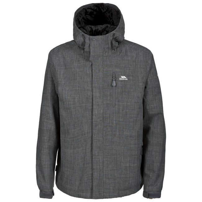 Dark Grey - Front - Trespass Mens Phillips Waterproof Padded Jacket