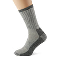 Grey Marl - Side - Trespass Mens Stroller Merino Wool Hiking Boot Socks (1 Pair)