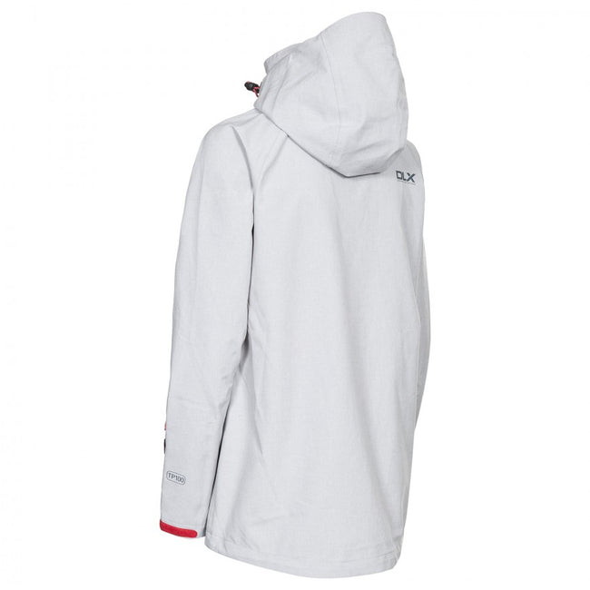 Quartz Marl - Back - Trespass Womens-Ladies Gita Waterproof Shell Jacket