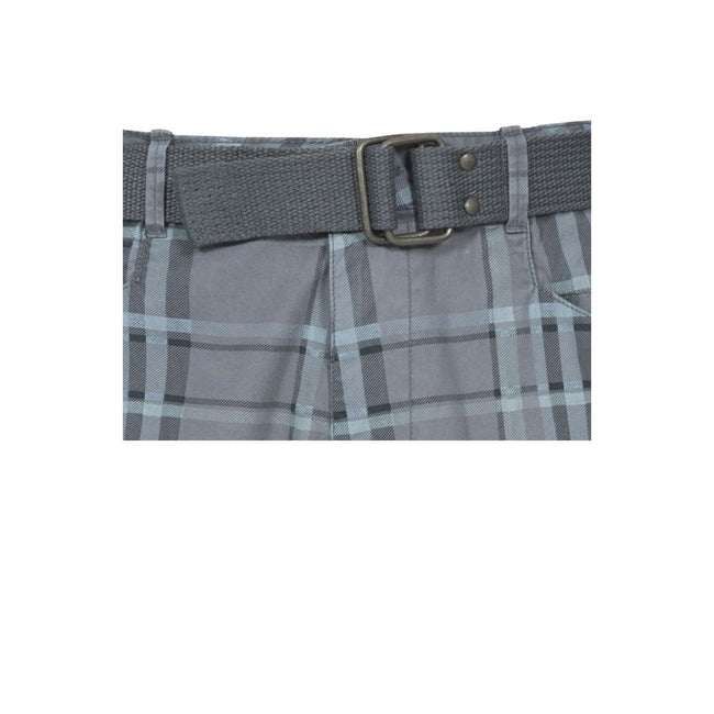 Storm Grey - Side - Trespass Mens Penza Casual Shorts