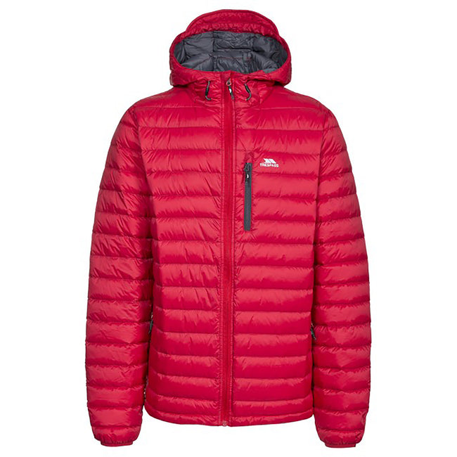 Red - Front - Trespass Mens Digby Down Jacket