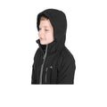 Black - Side - Trespass Childrens-Kids Cornell II Waterproof Jacket