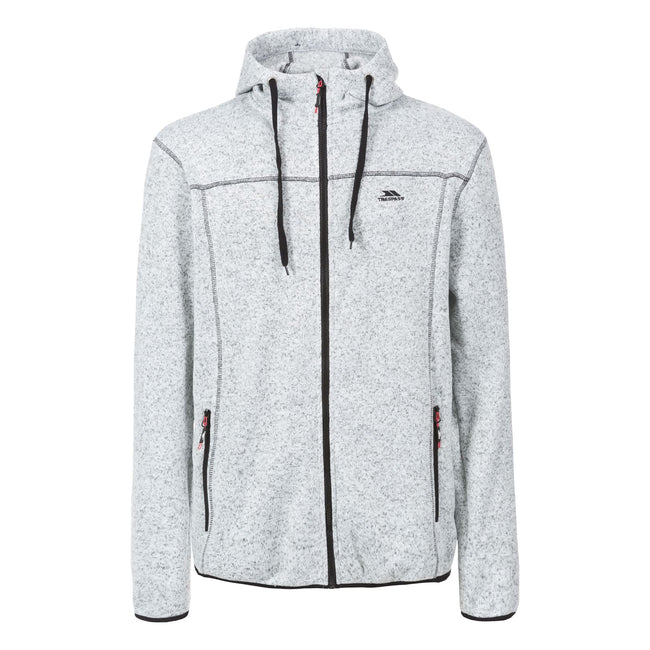Cool Grey Marl - Front - Trespass Mens Odeno Full Zip Hoodie