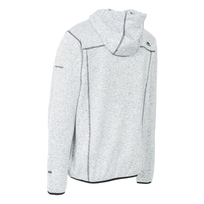 Cool Grey Marl - Back - Trespass Mens Odeno Full Zip Hoodie