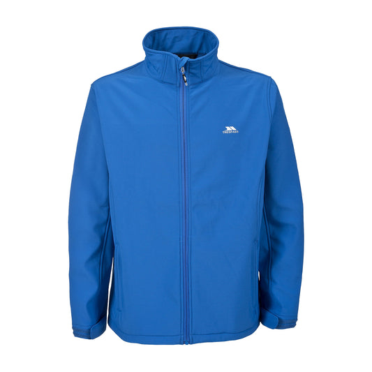 Bright Blue - Front - Trespass Mens Vander Softshell Jacket
