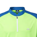 Green Gecko - Side - Trespass Mens Dudley Short Sleeve Cycling Top