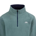 Spruce Green - Side - Trespass Childrens Boys Etto Half Zip Fleece Top
