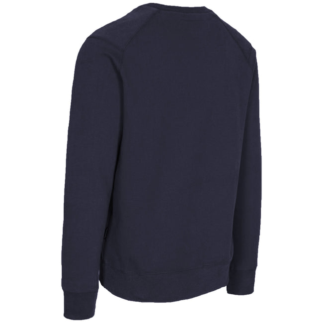 Navy - Back - Trespass Mens Thurles Sweater