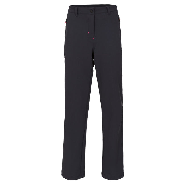 Carbon - Front - Trespass Womens-Ladies Swerve Outdoor Trousers