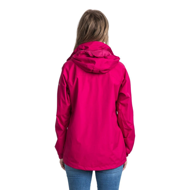 Cerise - Side - Trespass Womens-Ladies Nasu II Waterproof Jacket
