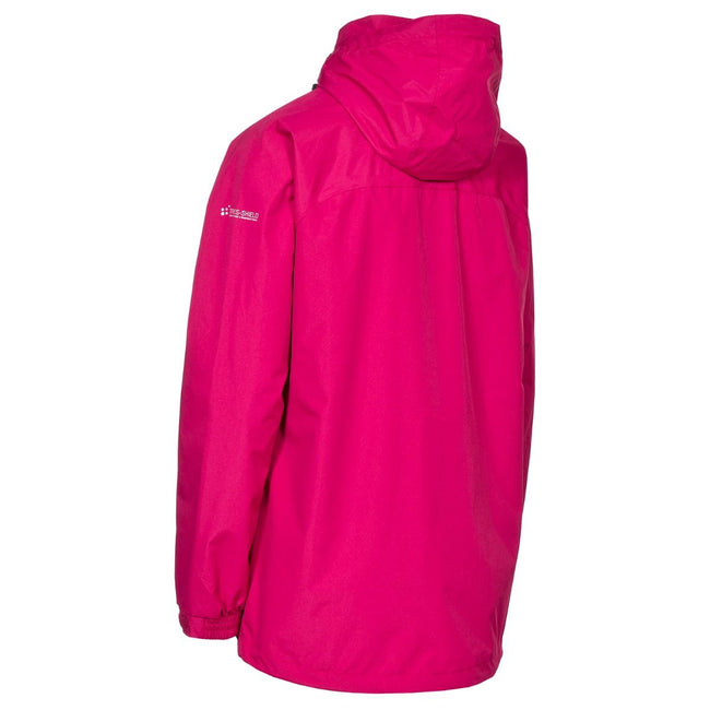 Cerise - Lifestyle - Trespass Womens-Ladies Nasu II Waterproof Jacket