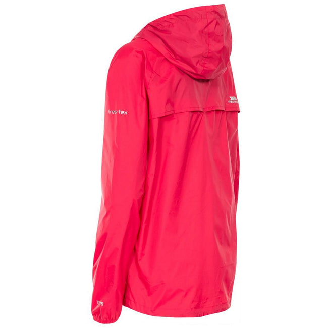 Raspberry - Lifestyle - Trespass Womens-Ladies Qikpac Packaway Waterproof Jacket