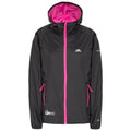 Black - Front - Trespass Womens-Ladies Qikpac Packaway Waterproof Jacket