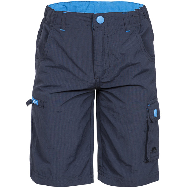 Red - Back - Trespass Childrens Boys Marty Cargo Shorts