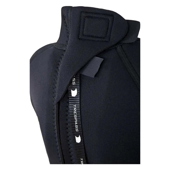Black - Side - Trespass Childrens Boys Scuba 3mm Short Wetsuit
