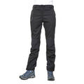 Black - Back - Trespass Womens-Ladies Sola Softshell Outdoor Trousers