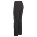 Black - Side - Trespass Womens-Ladies Sola Softshell Outdoor Trousers