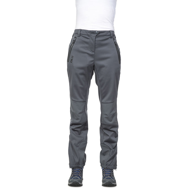 Carbon - Back - Trespass Womens-Ladies Sola Softshell Outdoor Trousers