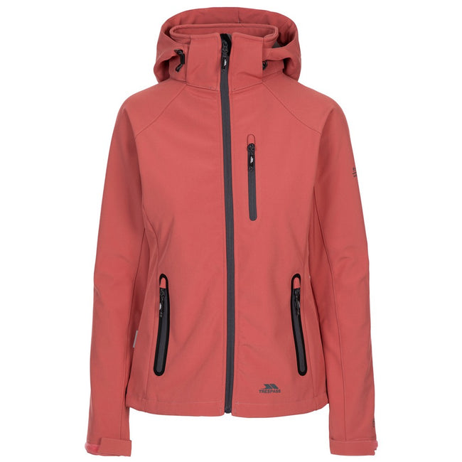 Denim Blue - Front - Trespass Womens-Ladies Bela II Waterproof Soft Shell Jacket